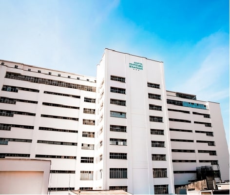 Fotografía del hospital universitario de santander